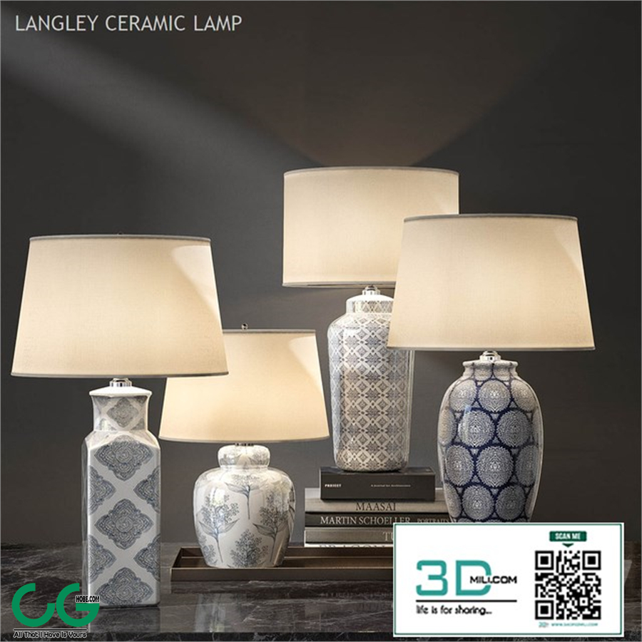 Pottery barn LANGLEY CERAMIC LAMP